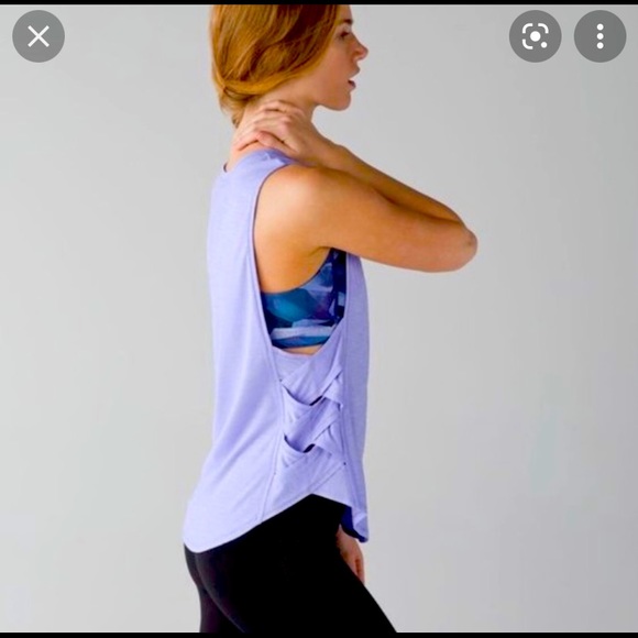 Tops - 🍋 Lululemon Var-City 🍋periwinkle braided
